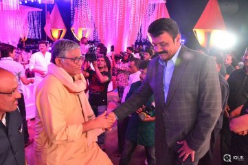 Celebs at Talasani Srinivas Yadav Daughter Wedding Reception